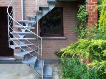 SPIRWILL EXT : escalier extérieur en aluminium