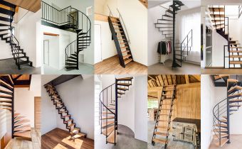 Catalogue d’escaliers intérieurs Spira – modèles droits, tournants et 