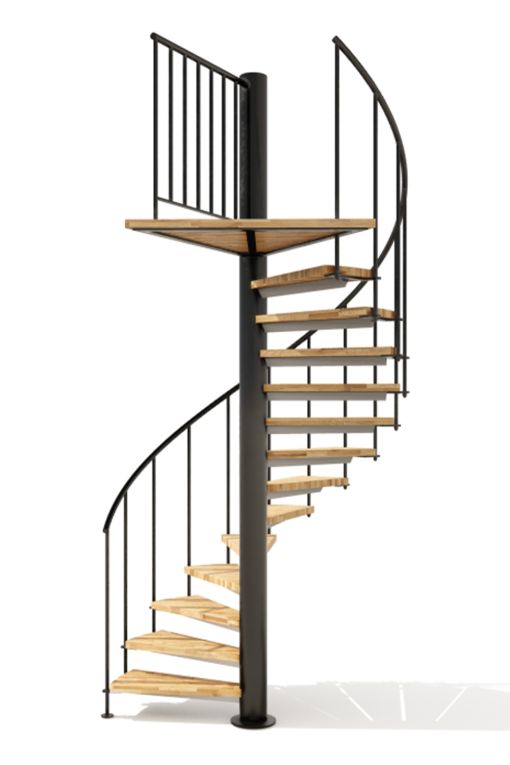CARAKOLL 1 :Escalier colimaçon intérieur compact et économique