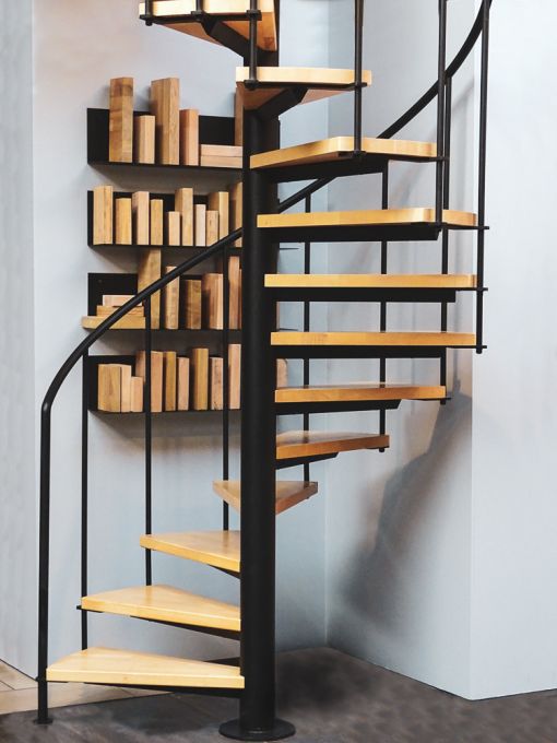 CARAKOLL 1 :Escalier colimaçon intérieur compact et économique