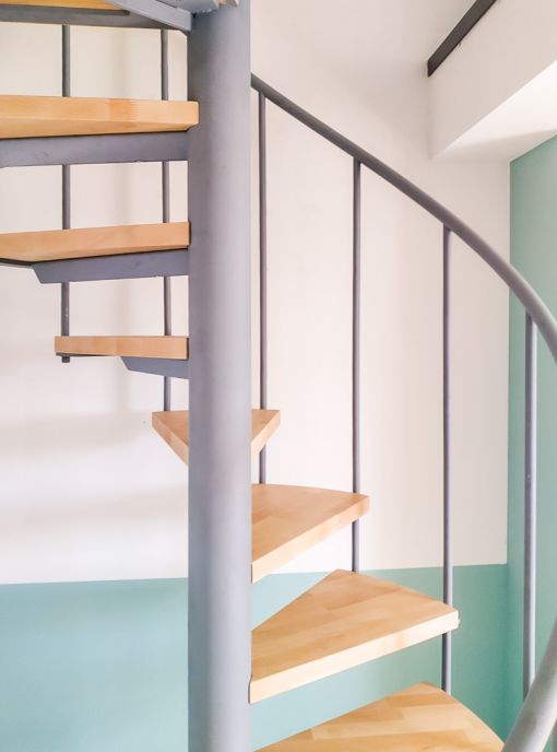 CARAKOLL 1 :Escalier colimaçon intérieur compact et économique