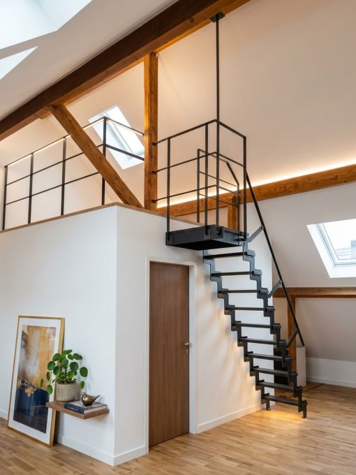 Escalier UP : petit escalier gain de place, économique et sur mesure