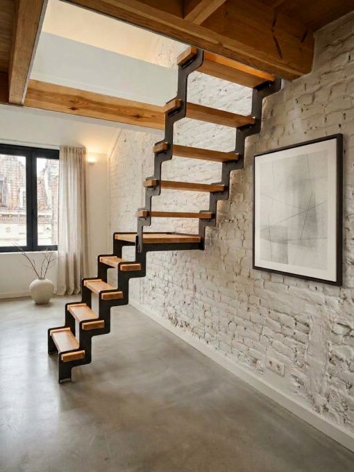 Escalier UP : petit escalier gain de place, économique et sur mesure