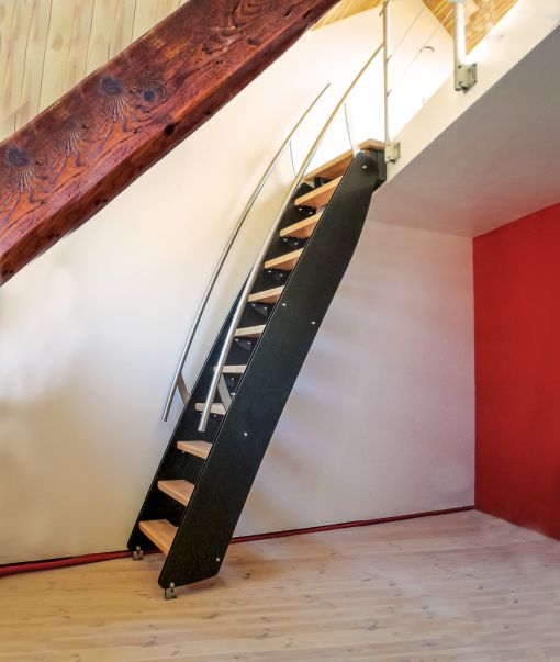 Echelle Klara : échelle-escalier compacte