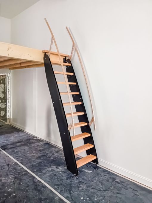 Echelle Klara : échelle-escalier compacte