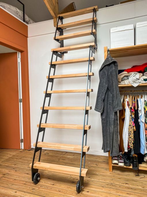 ZIP UP : escalier escamotable pliable pour accès occasionnel