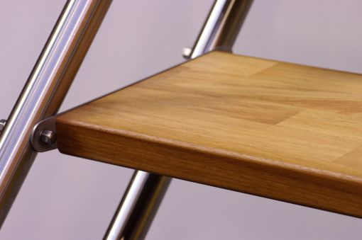 MOIRA XL : escalier droit design en inox qui structure votre espace