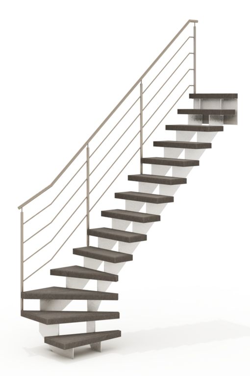 GRADE UP EXT : escalier extérieur design galvanisé et durable