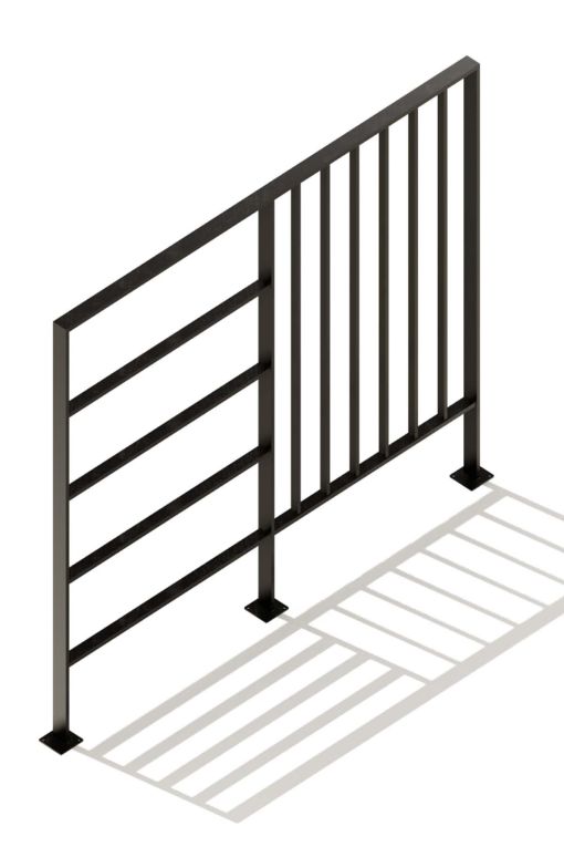 Balustrade intérieure sur mesure en acier