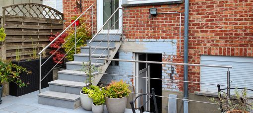 BALUSTRADE EXTERIEUR : en inox sur mesure pour terrasses et escaliers