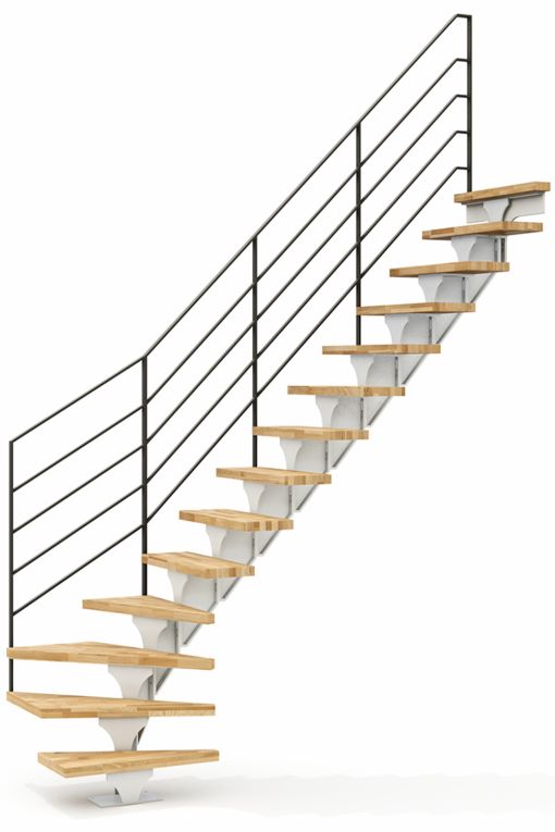 SPIRWILL : Escalier à structure modulaire en aluminium