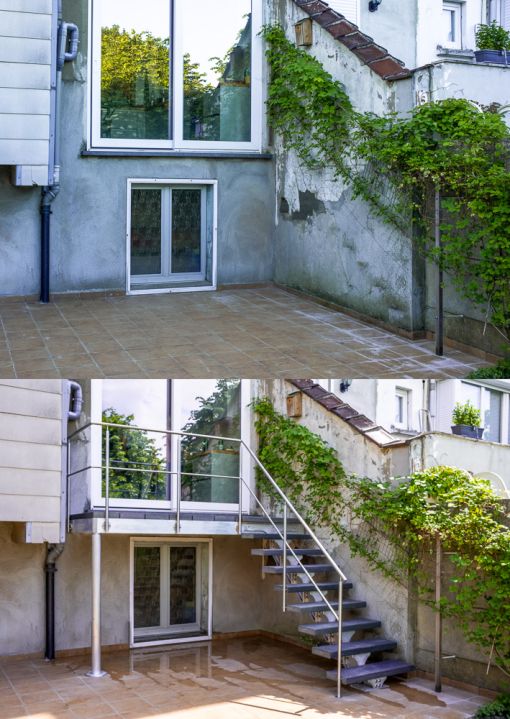 TIERRASSE : terrasse en aluminium sur mesure fabriquée en Belgique TIERRASSE : terrasse en aluminium sur mesure fabriquée en Belgique