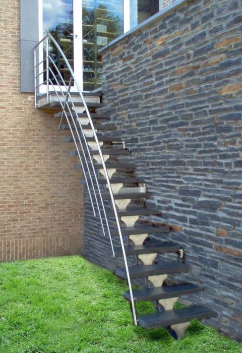 escalier exterieur aluminium