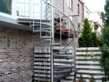 OUTINOX - Draaitrap in inox voor buiten