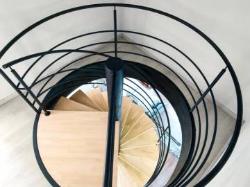 CARAKOLL 3 : escalier en colimaçon avec marches bois | Spira