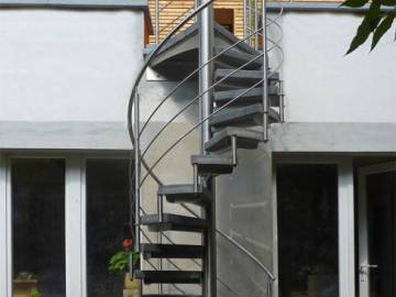 OUTINOX - Draaitrap in inox voor buiten