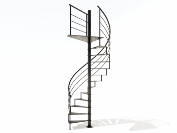 Steel Up : Escalier Colimaçon en Acier – Design Minimaliste | SPIRA