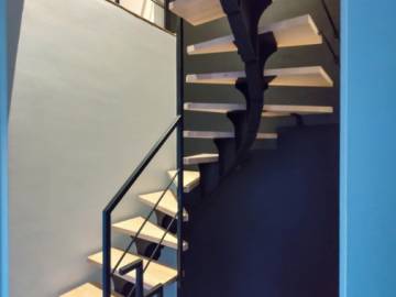 SPIRWILL : escalier interieur modulaire en aluminium | SPIRA