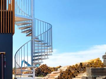 CLASSIC EXT : l'escalier colimaçon en aluminium pour vos espaces extérieurs | Spira