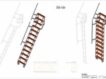 ZIP UP : échelle - escalier escamotable