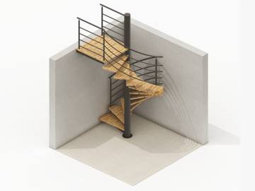 CARAKOLL 3 - Draaitrap voor grote diameters