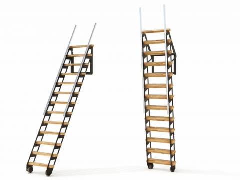 Zap Up: Verschuifbare Trap op Wielen | SPIRA