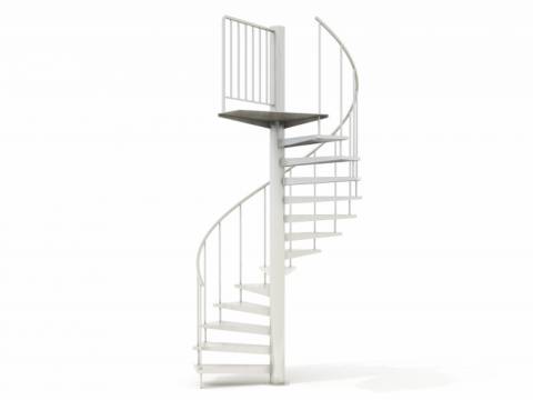 CLASSIC EXT : escalier extérieur en aluminium antidérapant