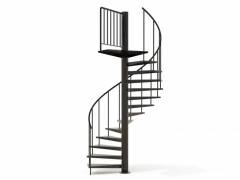 CLASSIC : Escalier colimaçon en tôle pliée, design minimaliste et robuste | SPIRA