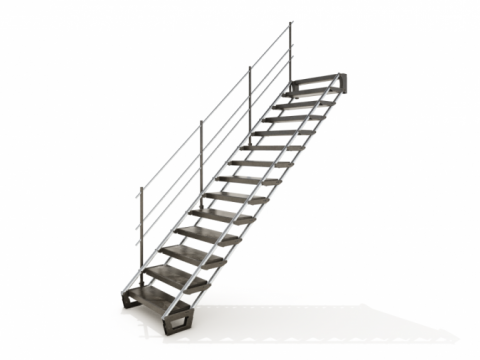 MOIRA XL - Rechte eenvoudige trap