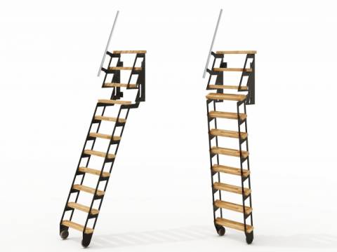 Zip Up: Verschuifbare Trap op Wielen | SPIRA