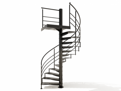 DUKE : escalier hélicoïdal en acier | SPIRA