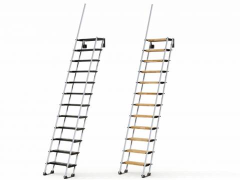 MOIRA S: Designladder in inox | SPIRA