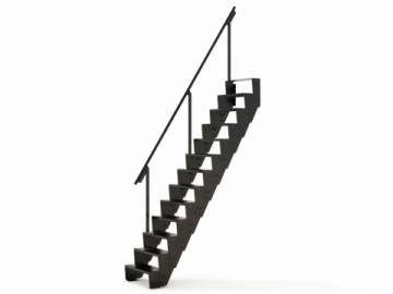 U-PIL: Compacte en Stapelbare Stalen Trap | SPIRA