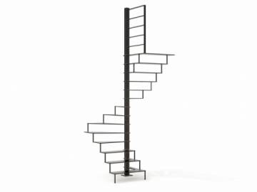 Steel Up : Escalier Colimaçon en Acier – Design Minimaliste | SPIRA