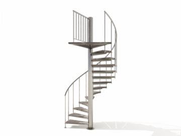 OUTINOX : escalier colimaçon extérieur en inox