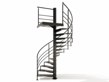 DUKE : escalier hélicoïdal en acier | SPIRA